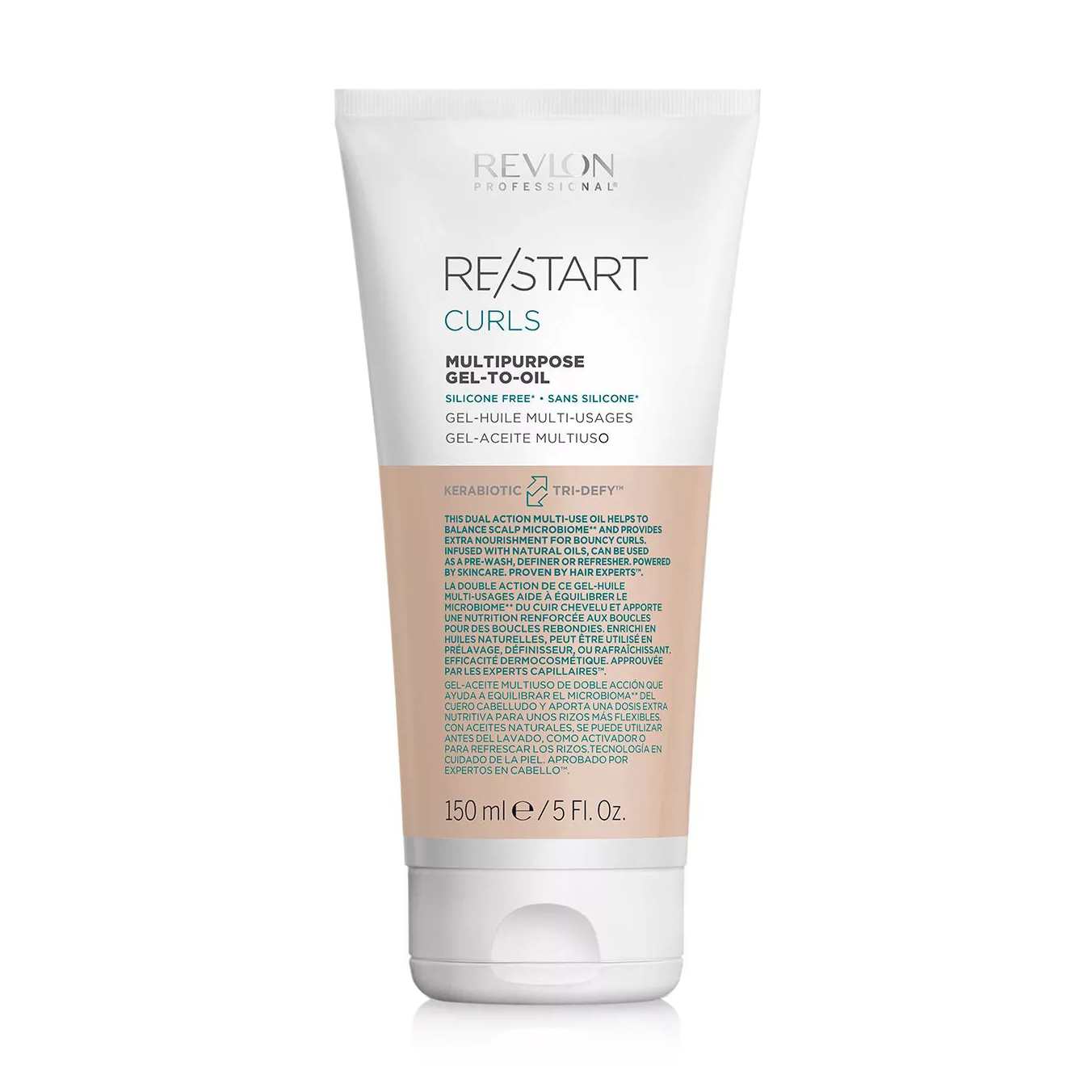 Гель-олія Revlon Professional ReStart Curls Multipurpose Gel-To-Oil для в'юнкого волосся, 150 мл